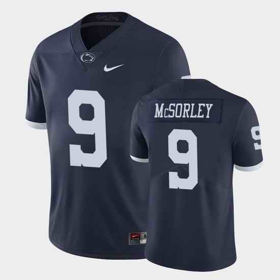 Men Penn State Nittany Lions Trace Mcsorley Limited Navy College Football Jersey